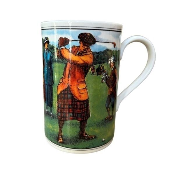 Vintage Dunoon Golf Stoneware Mug made in Scotland - Picture 4 of 7
